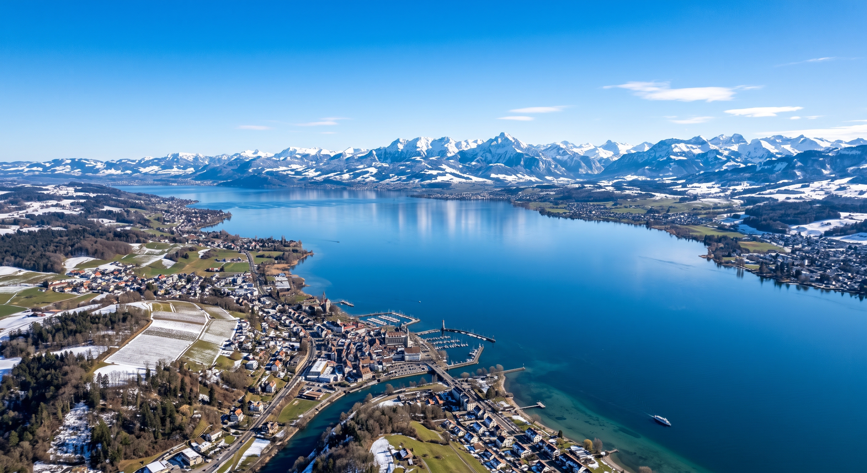 Actionaufnahme vom Bodensee